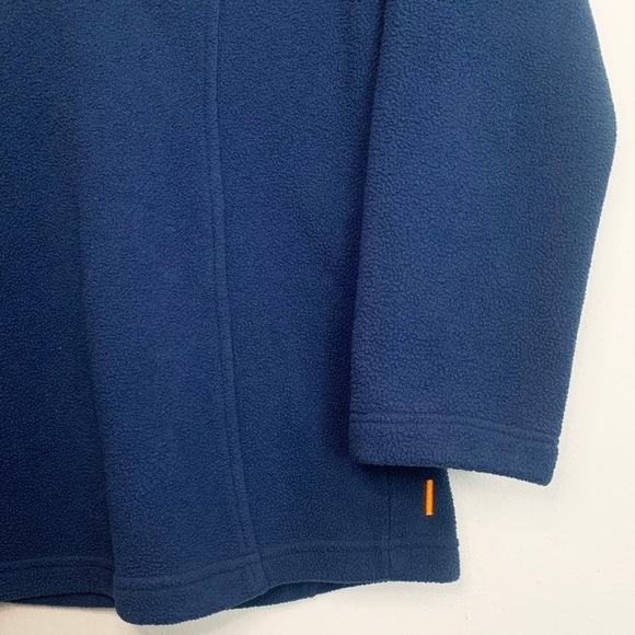 Lucy Blue 1/4 Button Up Pullover Fleece Jacket Sweater, size XS - Picture 5 of 7